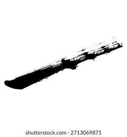 Trazos de tinta negra dibujados a mano y blobs adecuados para fondos de texto grunge