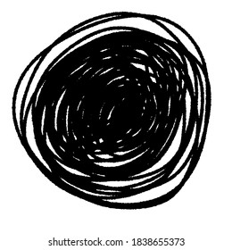 Forma de línea negra dibujada a mano para texto en vector