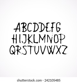 Hand Drawn Vector Alphabet Sans Serif Stock Vector (Royalty Free) 468105620