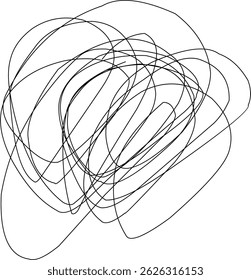hand drawn black scribble line shape light vector. black scribble brush stroke. logo design element. chaos scribble pattern. black ink pen scribble