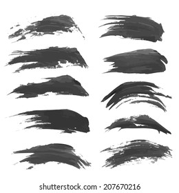 Hand drawn black strokes 2
