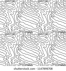 Hand Drawn Black and White abstract line pattern. Illustrations Drawing Vector Sketch for textile, print, poster, background, apparel, t-shirt, wallpaper