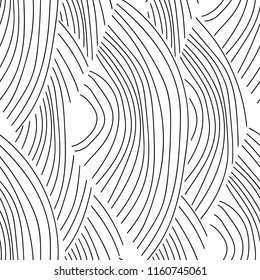 Hand Drawn Black and White abstract line pattern. Illustrations Drawing Vector Sketch for textile, print, poster, background, apparel, t-shirt, wallpaper
