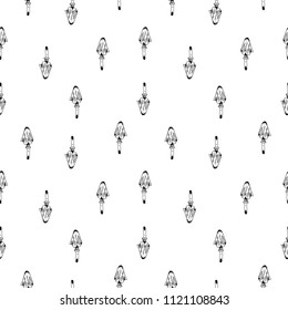 Hand Drawn Black and White Simple Tattoo Doodle fingers pattern in Kids Style. Template surreal Background Vector Sketch for textile, print card, postcard, text, invitation, poster, background, book