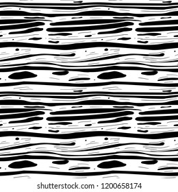 Hand Drawn black and white slime seamless pattern in kids style. Illustration drawn like a sketch for textile, print, postcard, background digital ro tv content, apparel, wallpaper