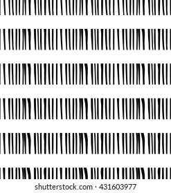 Padrão de listras preto e branco desenhadas à mão