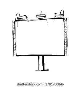 hand drawn of blank board