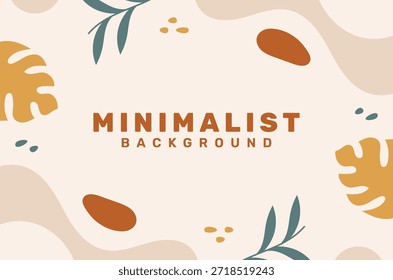 Fondo boho dibujado a mano con estilo escandinavo y tropical