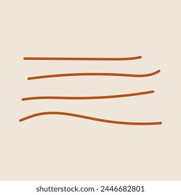 Hand drawn boho chic bohemian shape vector element