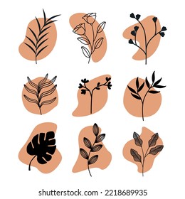 Hand drawn boho cover collection