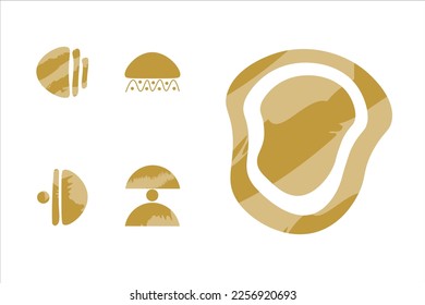 Hand Drawn Boho Elements Vector