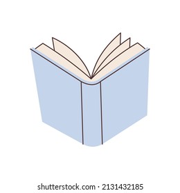 Hand drawn book element for your design