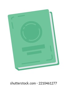 Hand drawn book icon. Vector illustration