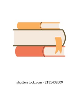 Hand drawn books element for your design