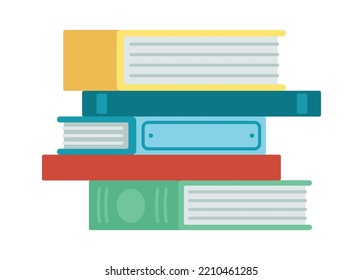 Hand drawn books. Vector illustration