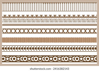 Hand gezeichnete Grenz-Vektorgrafik
