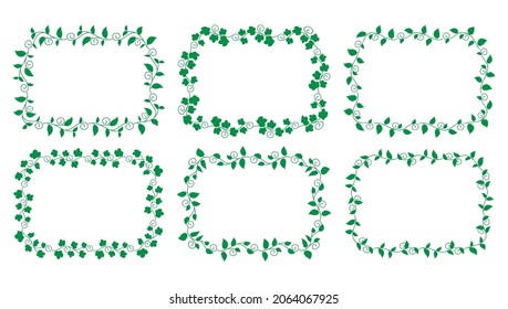 Hand Drawn Borders Elements Set Collection, floral Swirl ornament Vector