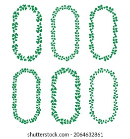 Hand Drawn Borders Elements Set Collection, floral Swirl ornament Vector