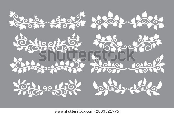 Hand Drawn Borders Elements Set Collection, floral
Swirl ornament Vector