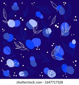 hand drawn botanical flowers  background