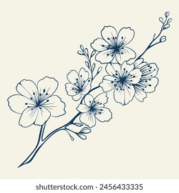 Ramo dibujado a mano con flores y hojas. Vector lineal monocromo elegante arreglo floral en estilo vintage, diseño de tatuajes, libro para colorear, decoración de bodas.