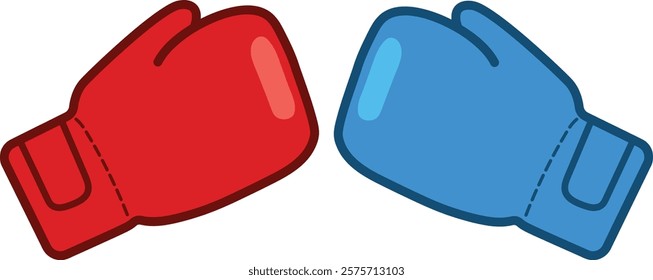 Hand Drawn Boxing Gloves Icon
