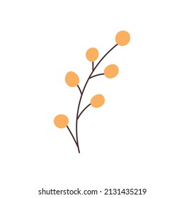 Hand drawn branch element for your design