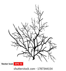Hand drawn branches. Vector illustration