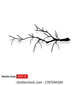 Hand drawn branches. Vector illustration