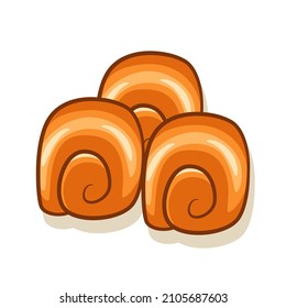 Hand drawn bread and bakery vector illustration with colorful
