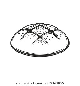 Hand Drawn Bread Illustration - 02