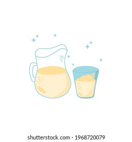 hand drawn breakfast flat design