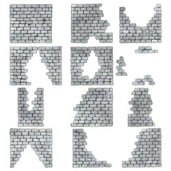 Handgezeichnete Ziegelwand. Aquarell Und Tinte. Hintergrund Der Ziegelmauerei. Running Mauerwerk. Vektorgrafik. Brickwork-Elemente.