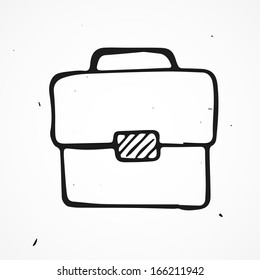 Hand drawn briefcase 