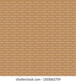 Hand drawn broken horizontal stripe seamless pattern. Modern lines, hand drawn in brown, mustard yellow, ecru neutral tones. All over print for homedecor, fashion, wallpaper. Vector swatch repeat.