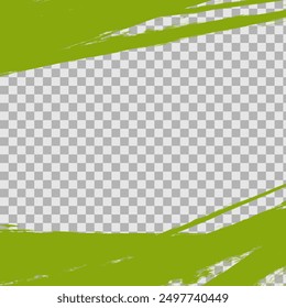 Hand drawn Brush abstract Frame vector illustration. Messy ink brushstrokes. Design for posters, invitations, gift cards, coupons, book covers, photography overlays, web banners. Paint splash