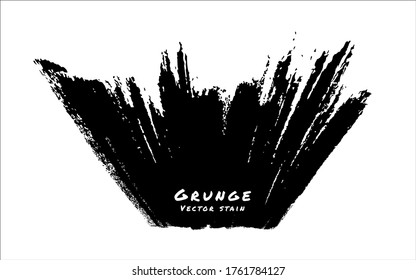 Hand drawn brush corona sketchy spot. Grunge doodle sticker for message, note mark design element. Brush smear stain texture. Banners, Logos, Icons, Labels and Badges. Vector sale banner.