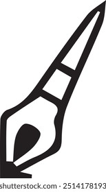 Hand drawn brush. Doodle vector illustration. 