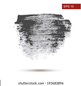 Hand Drawn brush Grunge background. Vector Illustration