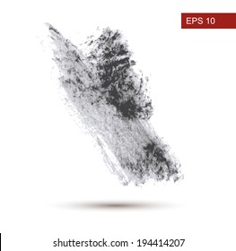 Hand Drawn brush Grunge background. Vector Illustration