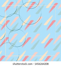 hand drawn brush hipster pattern scarf