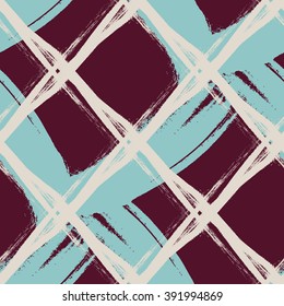 Hand drawn brush hipster pattern in vector.Stylish geometric brush strokes fantasy print .Speed style art  background. Pop art seamless wallpaper