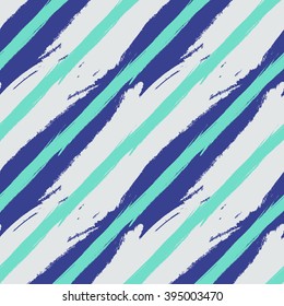 Handgezeichnetes Pinselhipster-Muster in Vektorgrafik.Stilvolle geometrische Pinselstriche zeichnen den Fantasiedruck aus. Pop-Art nahtlose Tapete