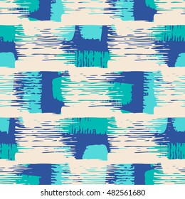 Hand drawn brush hipster pattern in vector.Stylish geometric brush strokes fantasy print .Speed style art with neutral background.
