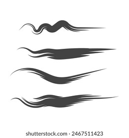 hand drawn brush lines, brush strokes, underlines
