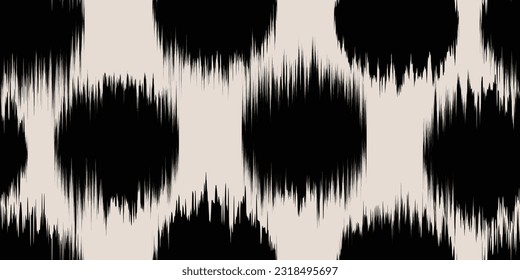 Hand Drawn Brush Pattern. Seamless abstract geometric. Vector illustration