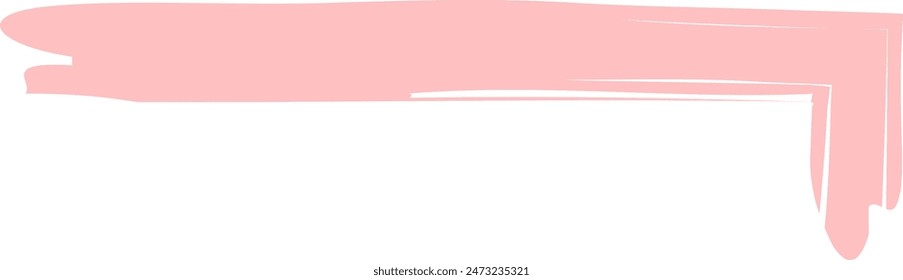 Hand Drawn Brush Stroke Vector Illustration