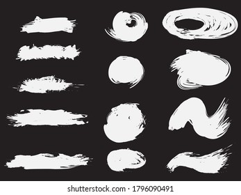 dibujado a mano de pinza para pintura con tinta blanca. fondo de fondo de fondo, banner de suciedad, diseño de acuarela y textura sucia. ilustración vectorial
