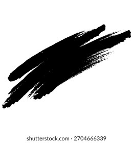 Pinceladas dibujadas a mano ideales para diseños de fondo grunge