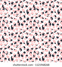 Hand Drawn Brush Strokes Seamless Pattern . Vector Brush Stokes 